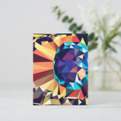 Colorful Geometric Abstraction 2 Briefkaart (Staand voorkant)