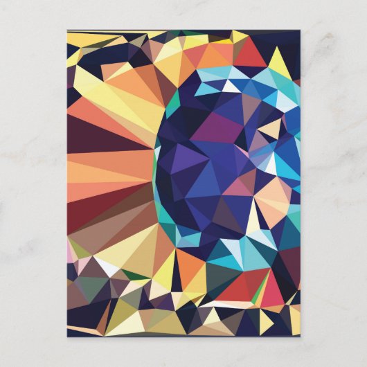 Colorful Geometric Abstraction 2 Briefkaart (Voorkant)