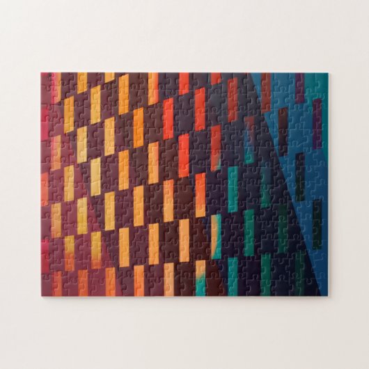 Colorful Geometric Art Legpuzzel (Horizontaal)
