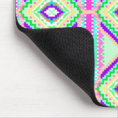 Colorful Geometric Boho Pattern Muismat (Hoek)