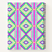 Colorful Geometric Boho Pattern Notitieboek (Achterkant)