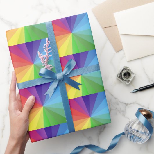 Colorful Geometric Cadeaupapier (Geschenken)