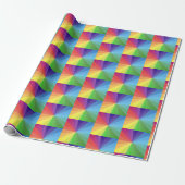 Colorful Geometric Cadeaupapier (Uitgerold)