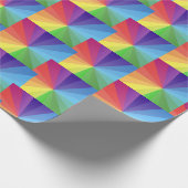 Colorful Geometric Cadeaupapier (Hoek)