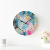 Colorful Geometric Cubes Grote Klok (Huis)