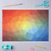 Colorful Geometric Decoupage Background Tissuepapier (Craft)