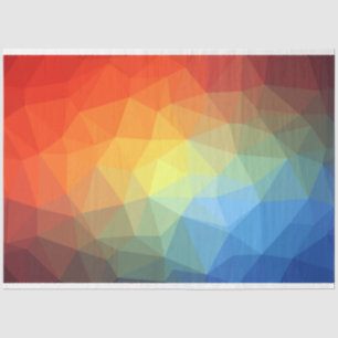 Colorful Geometric Decoupage Background Tissuepapier