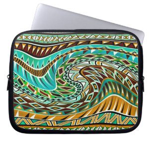 Colorful Geometric Design Laptop Sleeve