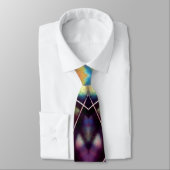 Colorful Geometric Design Stropdas (Gebonden)