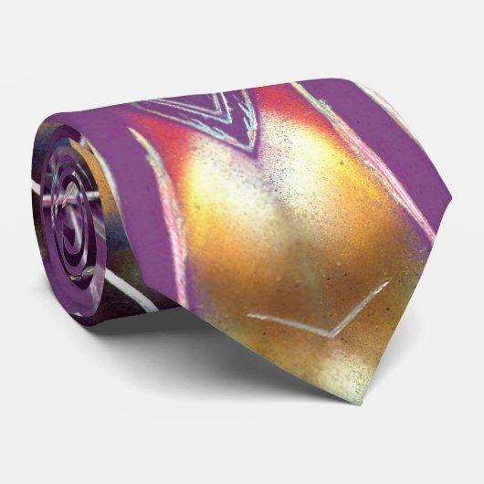 Colorful Geometric Design Stropdas (Opgerold)