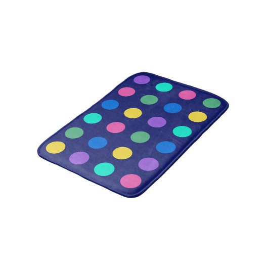 Colorful Geometric Dots Badmat (Gekanteld)