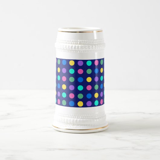 Colorful Geometric Dots Design -  Bierpul (Center)