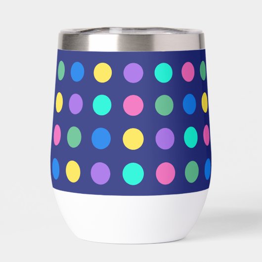 Colorful Geometric Dots Drinkware Design -  (Achterkant)