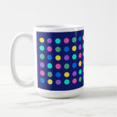 Colorful Geometric Dots Drinkware Design -  Koffiemok (Links)