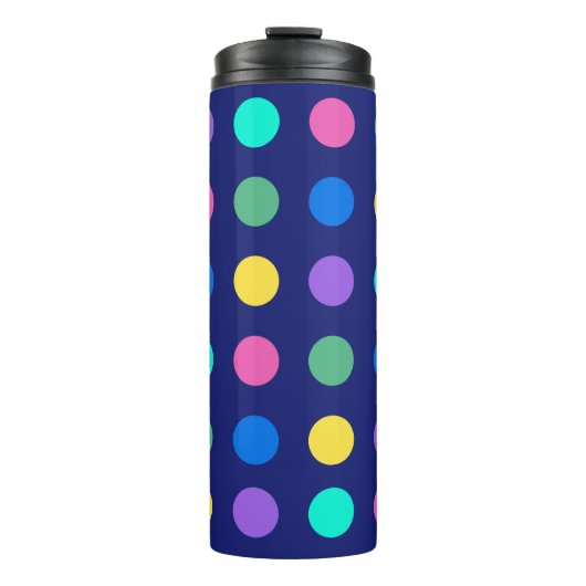 Colorful Geometric Dots Drinkware Design -  Thermosbeker (Voorkant)