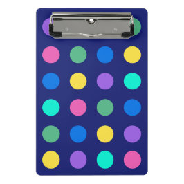Colorful Geometric Dots Mini Klembord