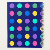 Colorful Geometric Dots Planner (Achterkant)