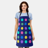 Colorful Geometric Dots Schort (Gedragen)