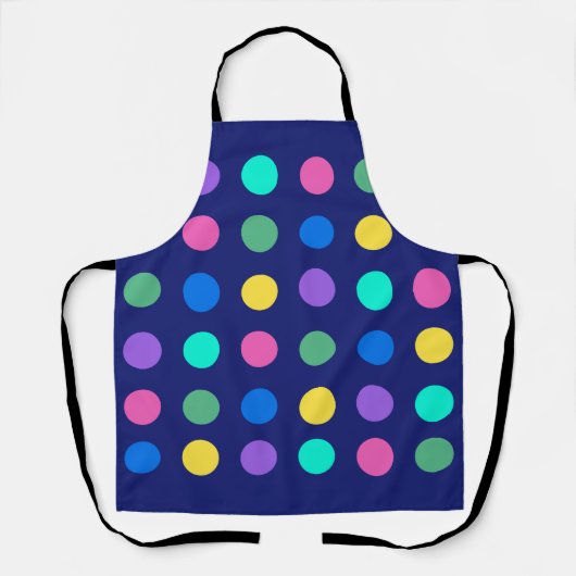 Colorful Geometric Dots Schort (Voorkant)