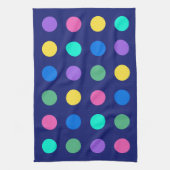 Colorful Geometric Dots Theedoek (Verticaal)