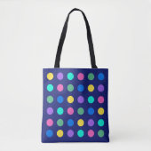 Colorful Geometric Dots Tote Bag (Voorkant)