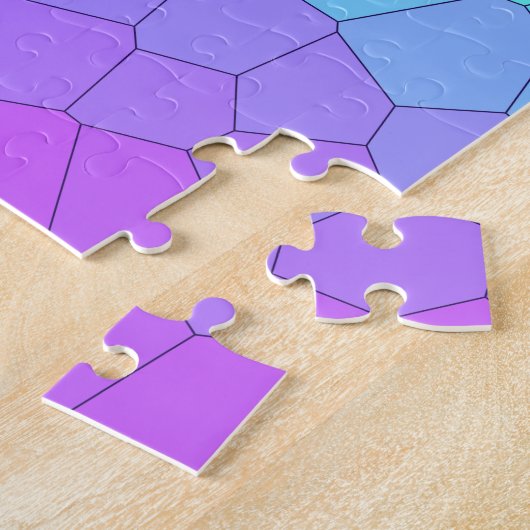 Colorful Geometric Easy Puzzle Legpuzzel (Zijkant)