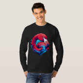 Colorful geometric Flamingo T-shirt (Voorkant volledig)