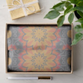 Colorful Geometric Floral Ethnic Mosaic Pattern Tissuepapier (Geschenk)