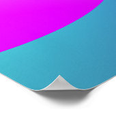 Colorful Geometric Fractal Abstract Poster (Hoek)