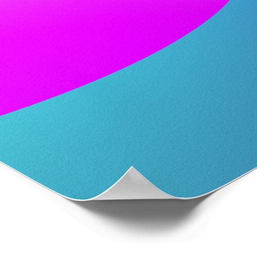 Colorful Geometric Fractal Abstract Poster (Hoek)