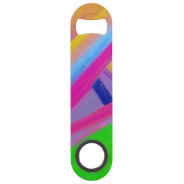 Colorful Geometric Fractals Speed Bottle Open Flessenopener