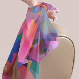 Colorful Geometric Fragments Sjaal