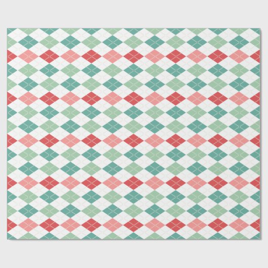 Colorful Geometric Harlequin Seamless Patroon Cadeaupapier (Vlak)