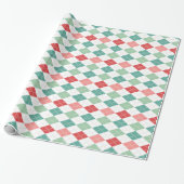 Colorful Geometric Harlequin Seamless Patroon Cadeaupapier (Uitgerold)