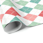 Colorful Geometric Harlequin Seamless Patroon Cadeaupapier (Rol Hoek)