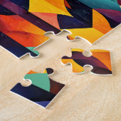 Colorful Geometric Legpuzzel (Zijkant)