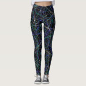 Colorful Geometric Lines Leggings (Voorkant)