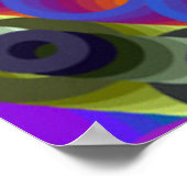 Colorful Geometric Mandala Circle Poster (Hoek)