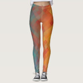 Colorful Geometric Modern Diamond Pattern #4 Leggings (Voorkant)