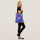 Colorful Geometric Mosaic Tote Tote Bag (Op model)
