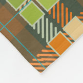 Colorful  Geometric Pattern 2a Fleece Deken (Hoek)