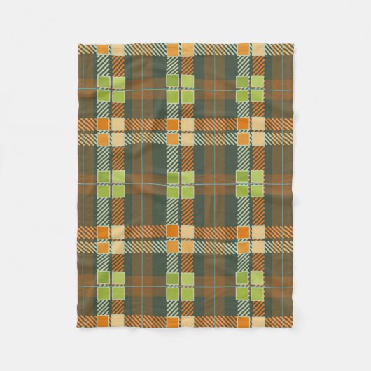 Colorful  Geometric Pattern 2a Fleece Deken (Voorkant)