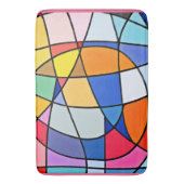 Colorful Geometric Pattern Badmat (Voorkant Verticaal)