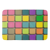Colorful Geometric Pattern Badmat (Voorkant)