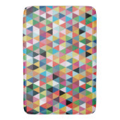 Colorful Geometric Pattern Bath Mat (Voorkant Verticaal)