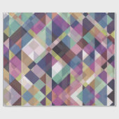 Colorful Geometric Pattern Cadeaupapier (Vlak)