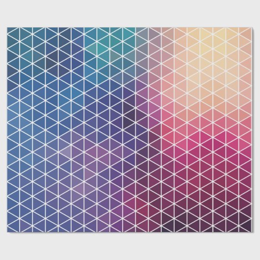 Colorful Geometric Pattern Cadeaupapier (Vlak)