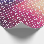 Colorful Geometric Pattern Cadeaupapier (Hoek)
