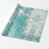Colorful Geometric Pattern Cadeaupapier (Uitgerold)