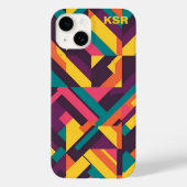 Colorful Geometric Pattern Case-Mate iPhone Case (Achterkant)